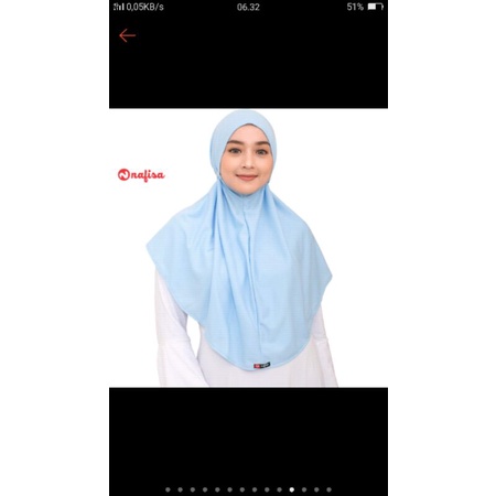 hijab instan kaos nafisha