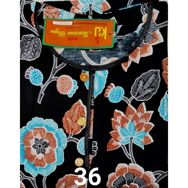 Daster Kencana Ungu Plisir K3 label coklat-95