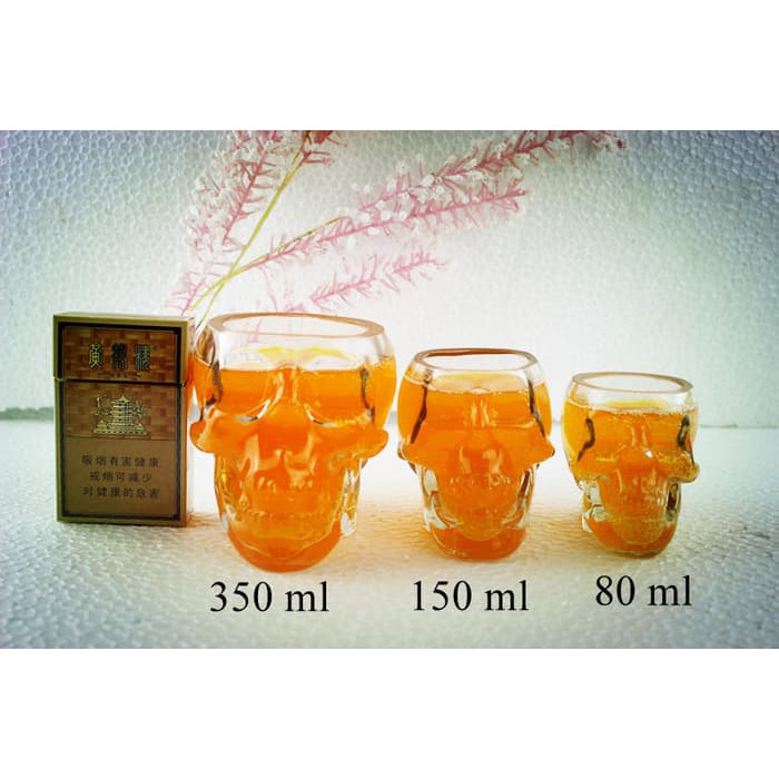 Skull Glass 02 Gelas Tengkorak Small 80 Ml Shopee Indonesia