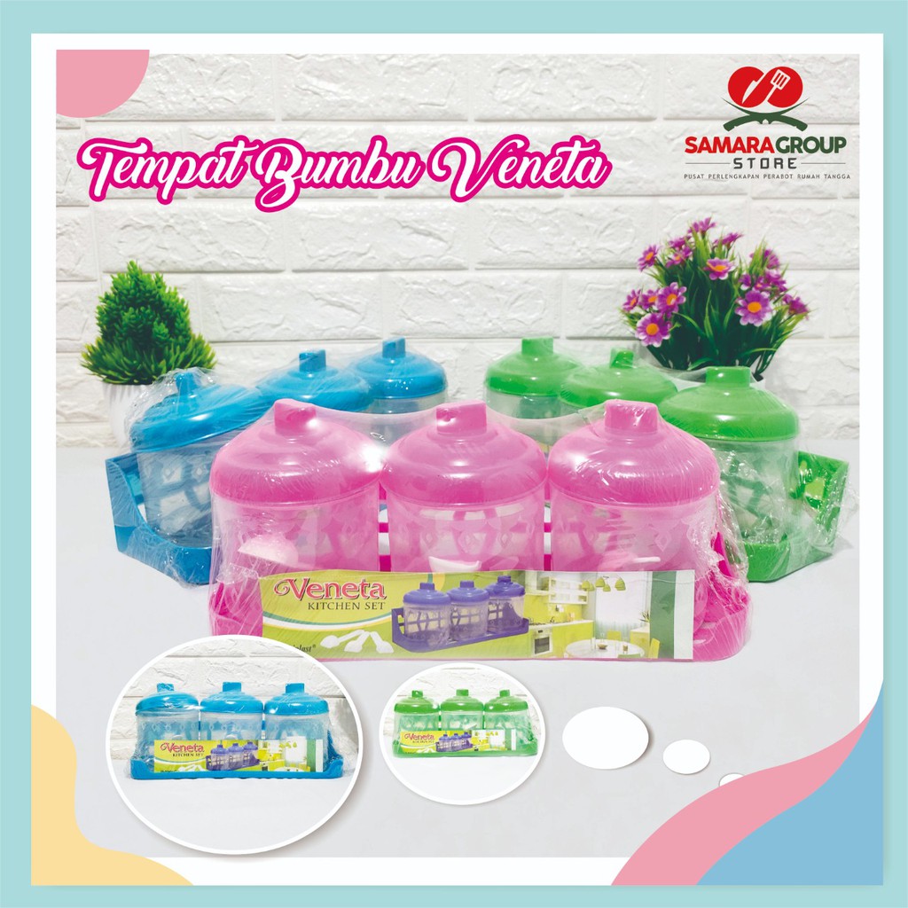 TEMPAT BUMBU DAPUR VENETA KITCHEN SET Shopee Indonesia TEMPAT BUMBU DAPUR VENETA KITCHEN SET Shopee Indonesia