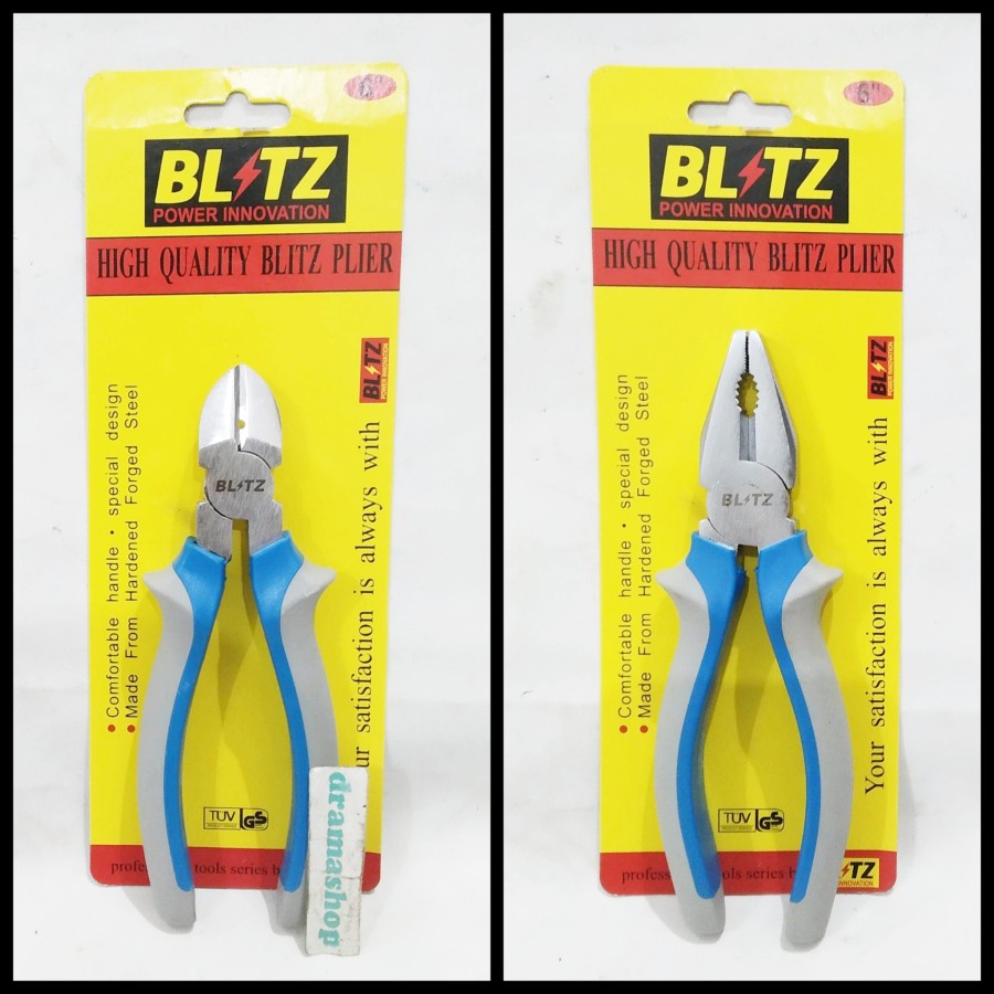 Tang Potong Lancip Kombinasi Blitz 6&quot; 6inch