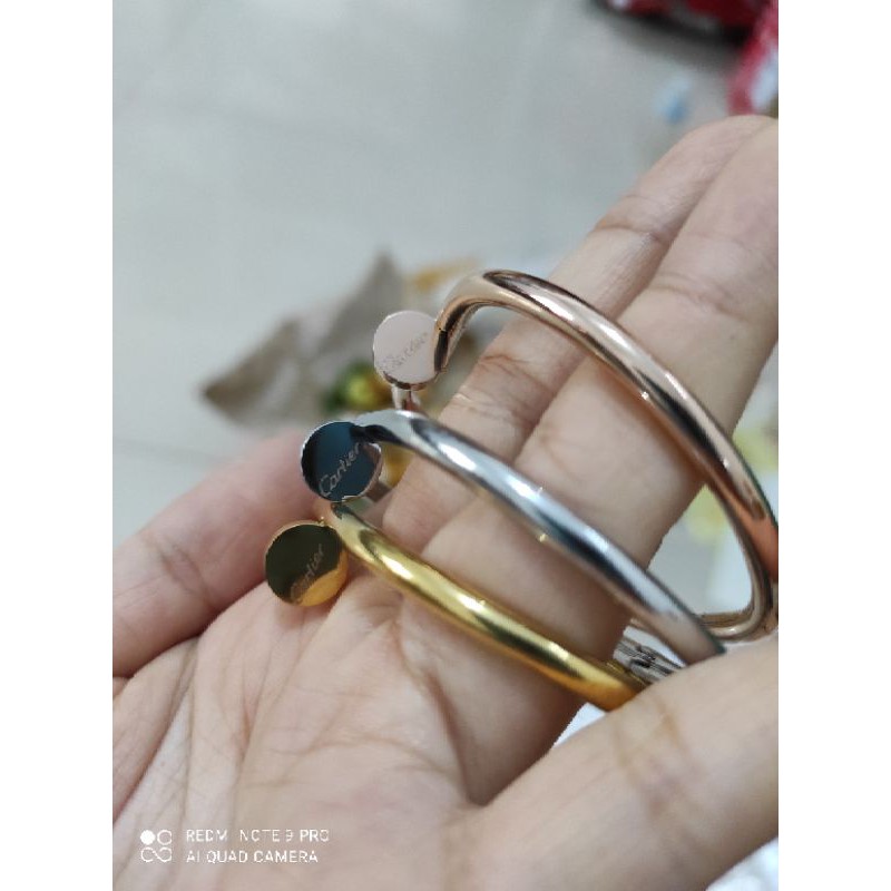 Bangle Titanium Model Paku Kepala Mata Anti Pudar