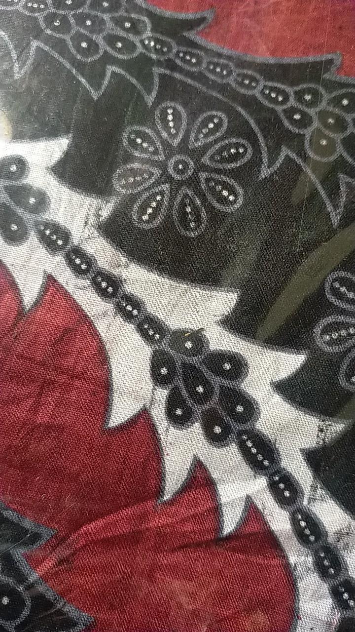 Maura Kemeja Sania Ruffle Batik Couple Ori Ndoro Jowi Garansi Termurah Shopee