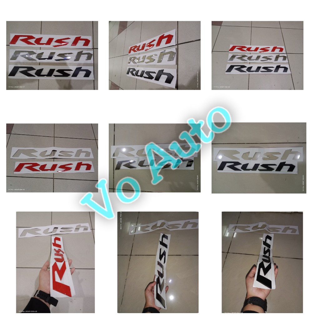 Emblem Kap Mesin / Logo Kap Mesin Mobil Toyota Rush
