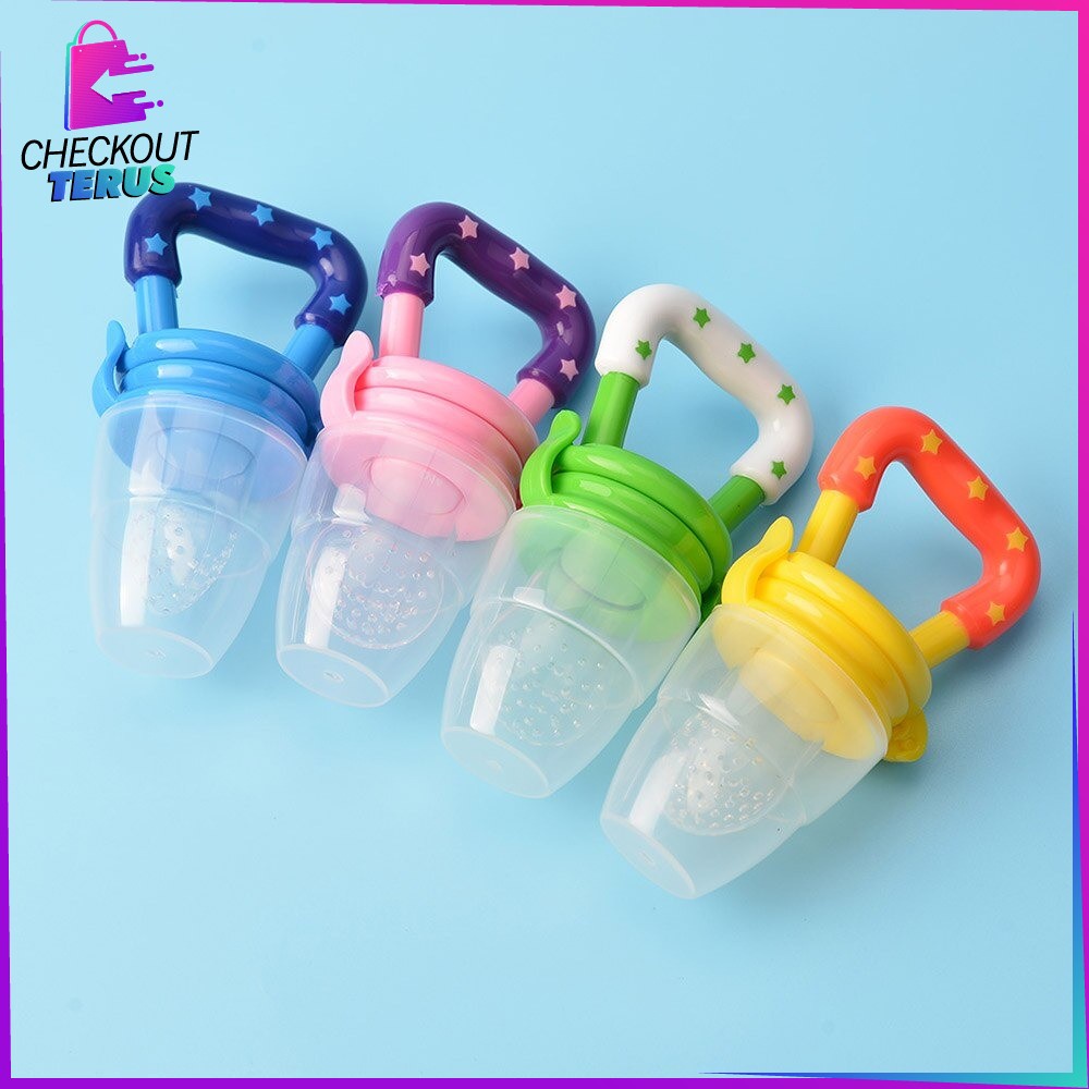 CT C44 45 Dot Buah Bayi Baby Fruit Feeder Rattle Teether Empeng Dot Buah Anak Bayi Mainan Gigitan Bayi Dot Baby