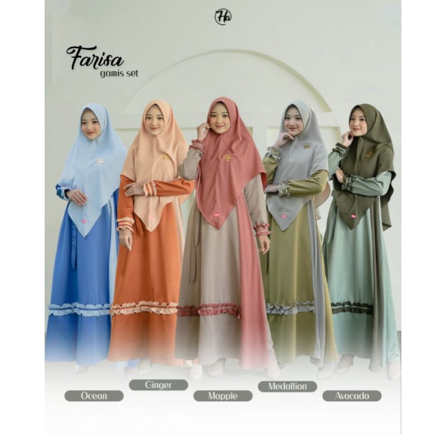 Sarimbit Lebaran Fais Farisa by Hasna Hijab Original | Sarimbit PO Terbaru 2023