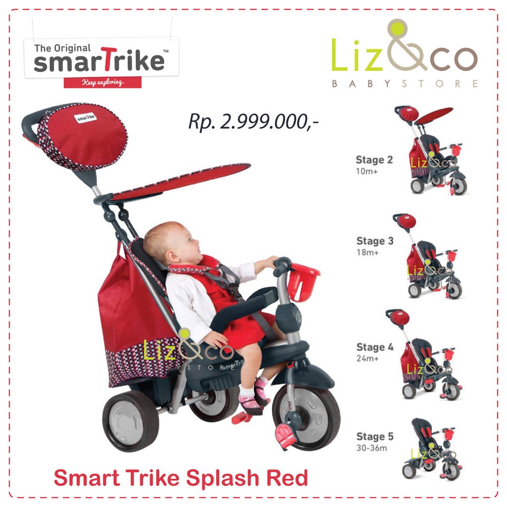 SmarTrike Splash Red