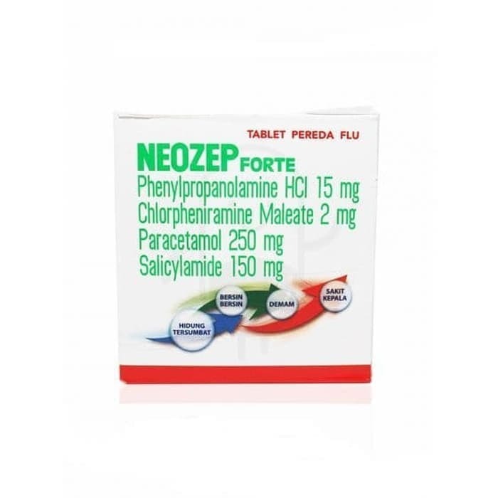 Neozep Forte - Obat Flu dan Hidung Tersumbat ( 3 strip  )-1