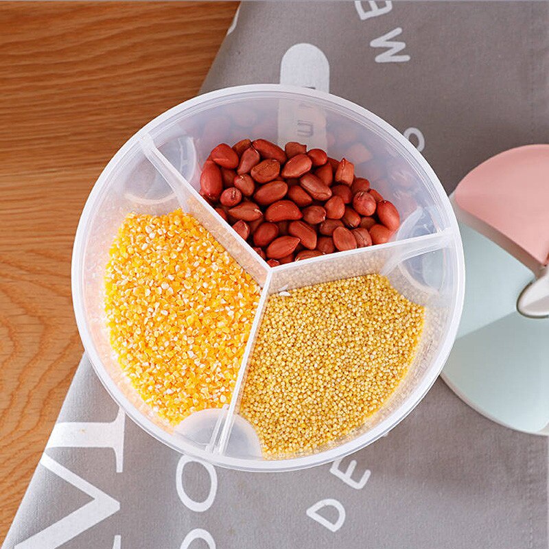 DODORY HL0225 Food Storage Toples Makanan Wadah Tempat Penyimpanan cereal Makanan Kering 2500ML 2slot