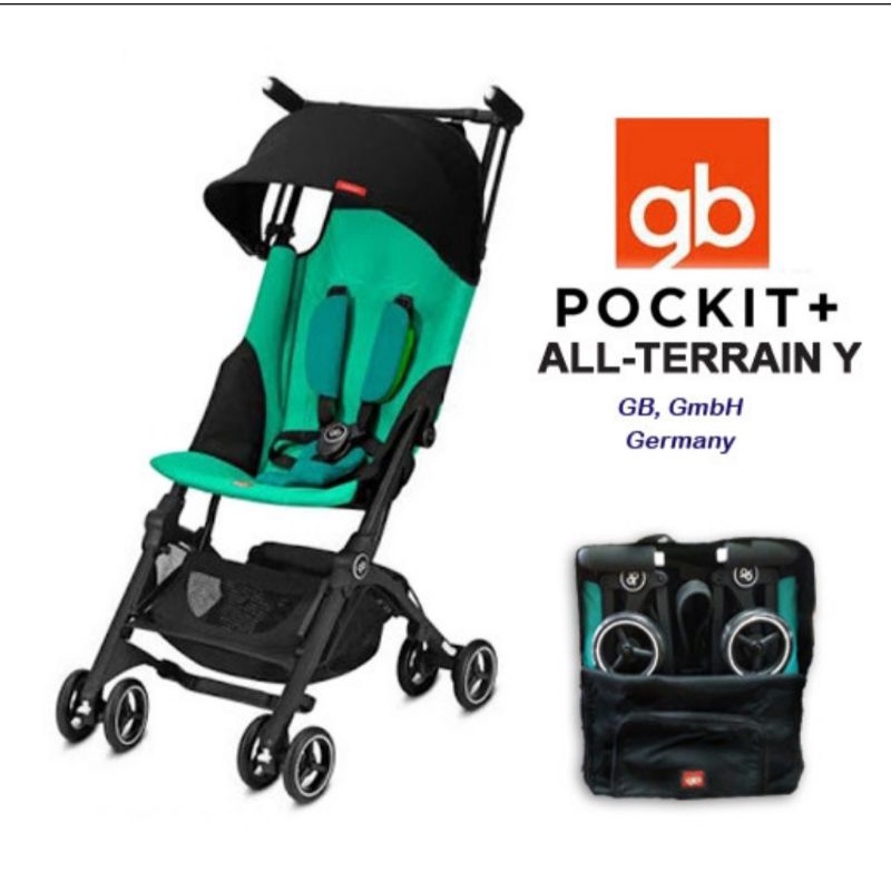 Stroller Baby Gb Pockit + all Terrain Y cabin size dorongan bayi lipat kecil kabin