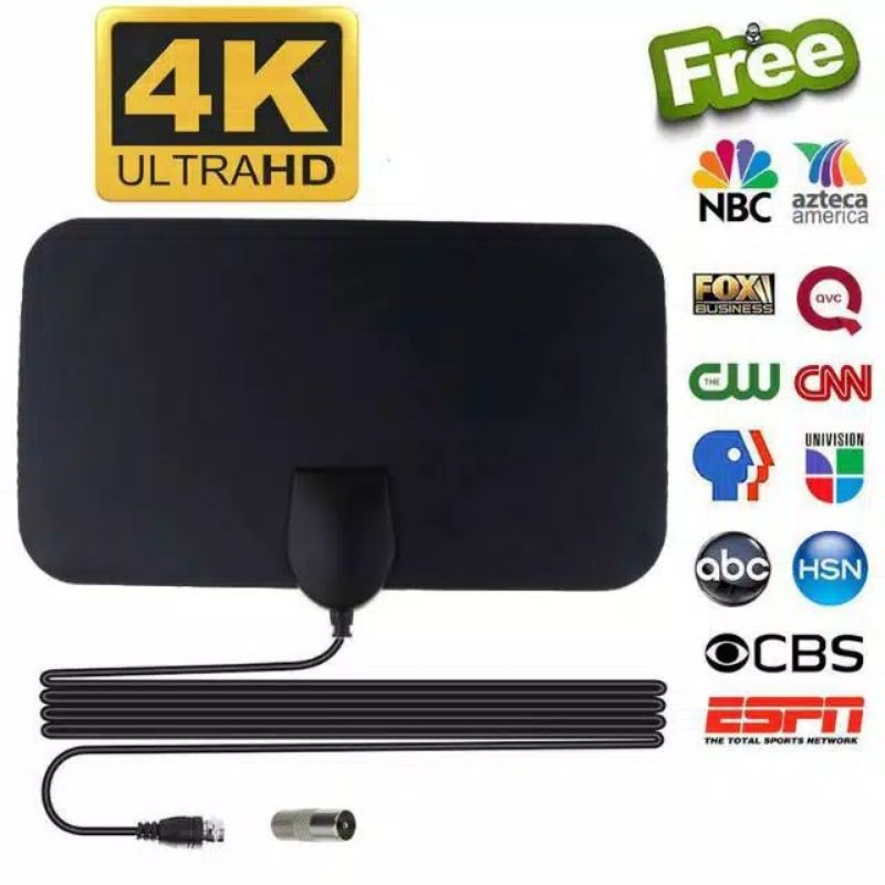 ORIGINAL TAFFWARE Antena TV Digital Indoor DVB -T2 4K High Gain 25dB - TFL -D139l