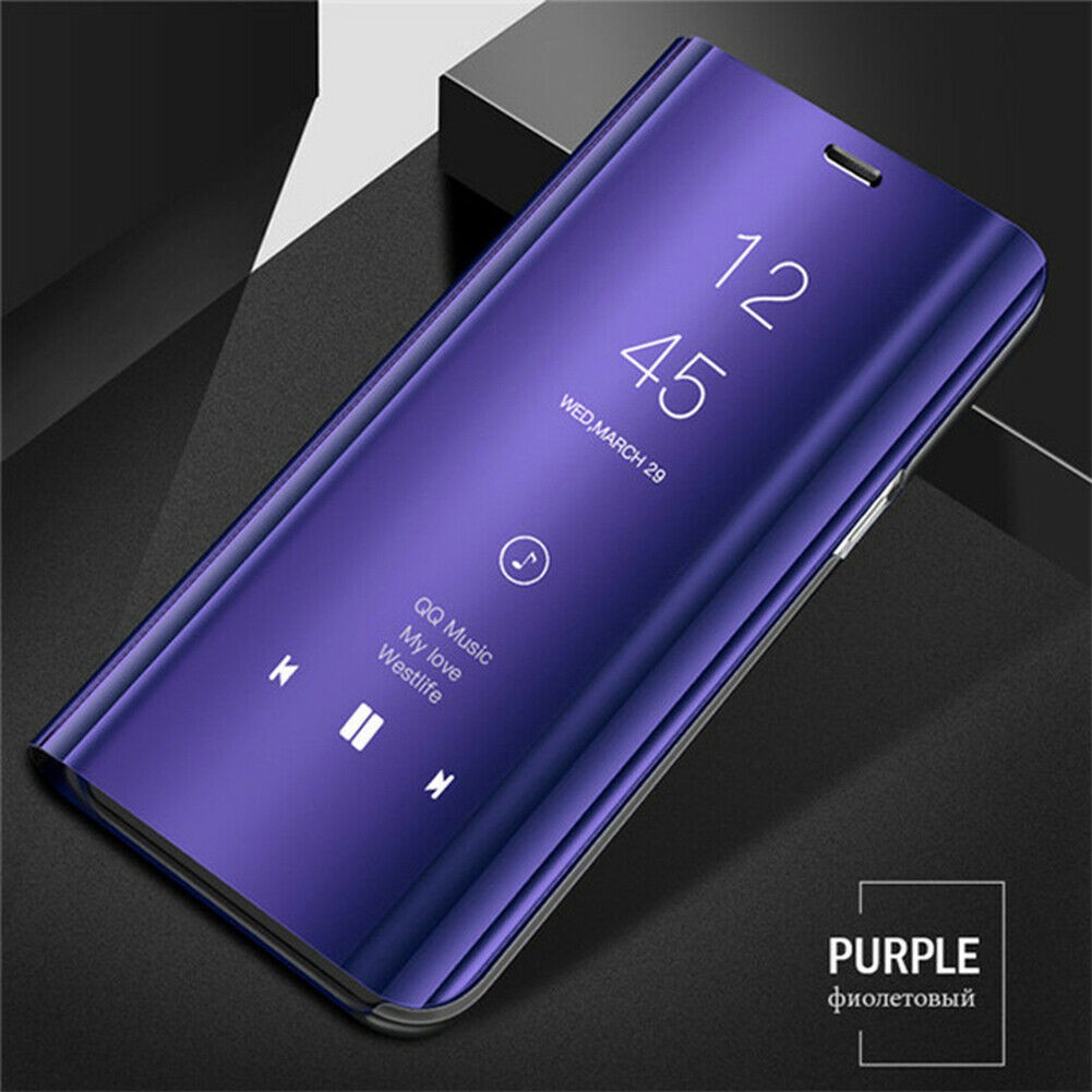 Flip Cover Oppo Reno 3 2020 Case Clear View Standing Mirror Casing Pelindung Handphone Shopee Indonesia