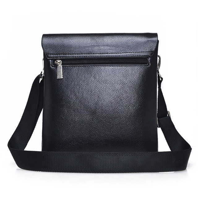 (COD) Tas Kulit pria Tas slempang Kulit Polo Import