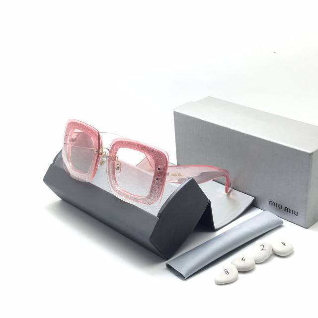 Kacamata Wanita / Cewek Miu Miu Gliter 8628