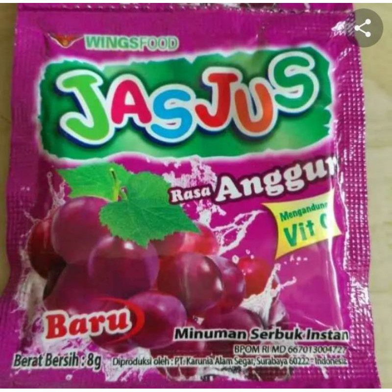 

JASJUS anggur aneka jenis minum dingin penyegar dahaga