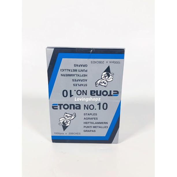 

Isi Staples Etona No.10 per box