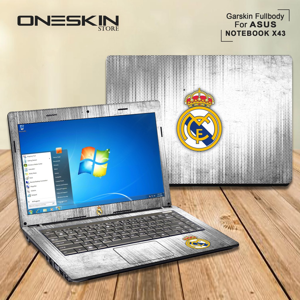 Garskin Laptop Cover Asus X43 X43E-VX708D X43E-VX709D X43E-VX794D Fullbody