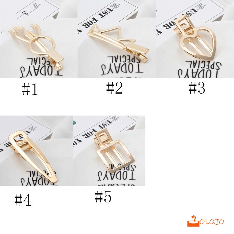 OLOJO  Jepit Rambut Model Korea Untuk Wanita