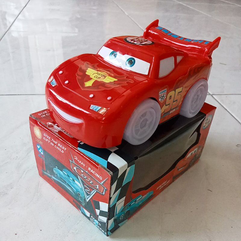 777-1 Mainan anak Mobil Cars Merah jalan suara music lampu / Super Music Car