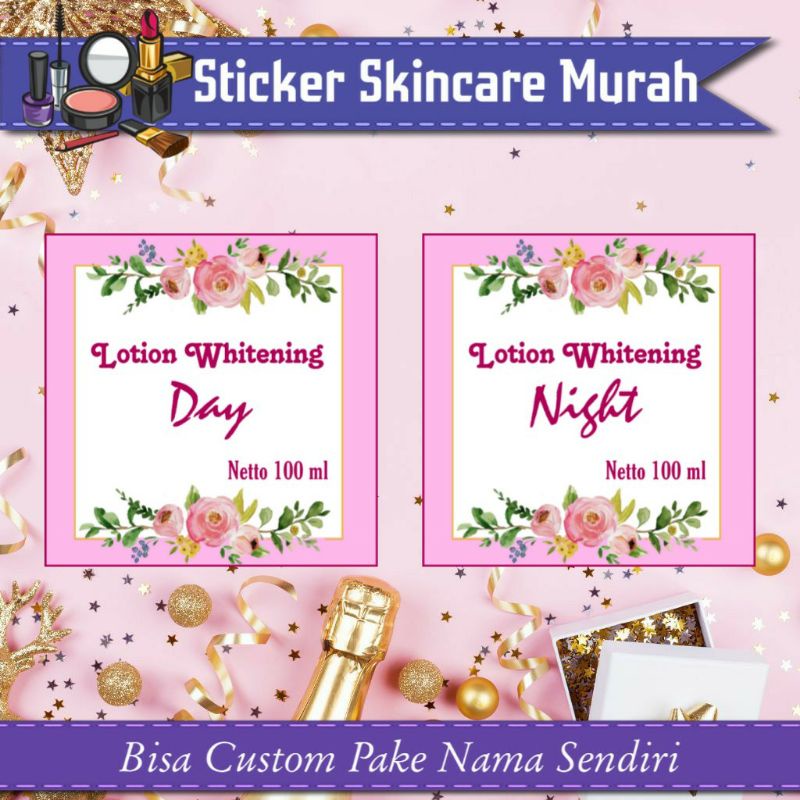 

(ISI 100 PCS) STICKER LOTION WHITENING/HANDBODY LOTION