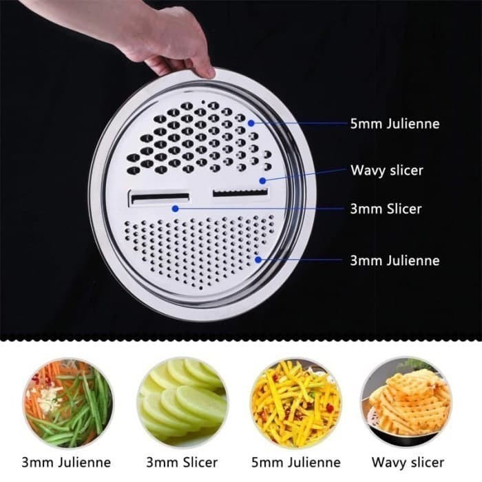 3in1 Slicer Colander Baskom Saring Pemotong Pemarut Sayur ORIGINAL