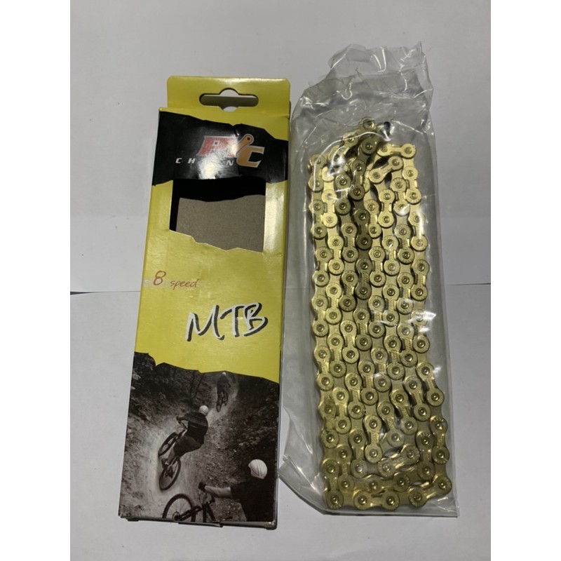 Rantai 8Speed PYC chain Gold / PYC chain 8Speed Gold