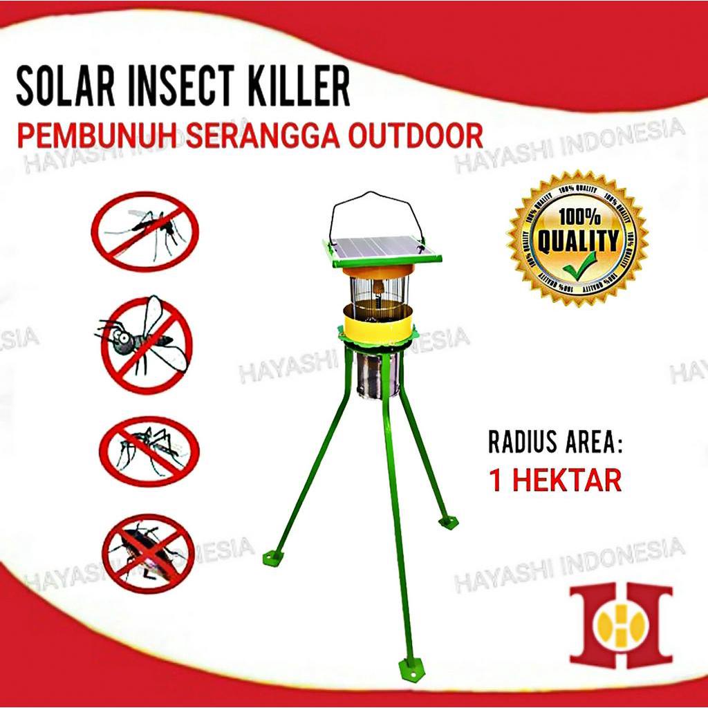 Alat Pembunuh Nyamuk Serangga Tenaga surya Solar Insect Killer Outdoor