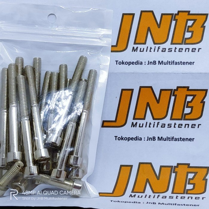 BAUT L BLOK MESIN SET KLX 150 ( NEKEL ) ( 21PCS )