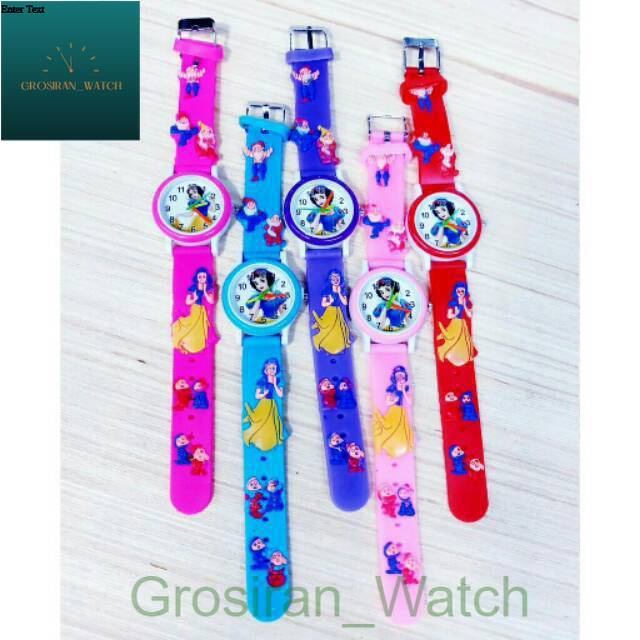 Jam Tangan Fashion Anak Karakter Timbul 3D [G_W]