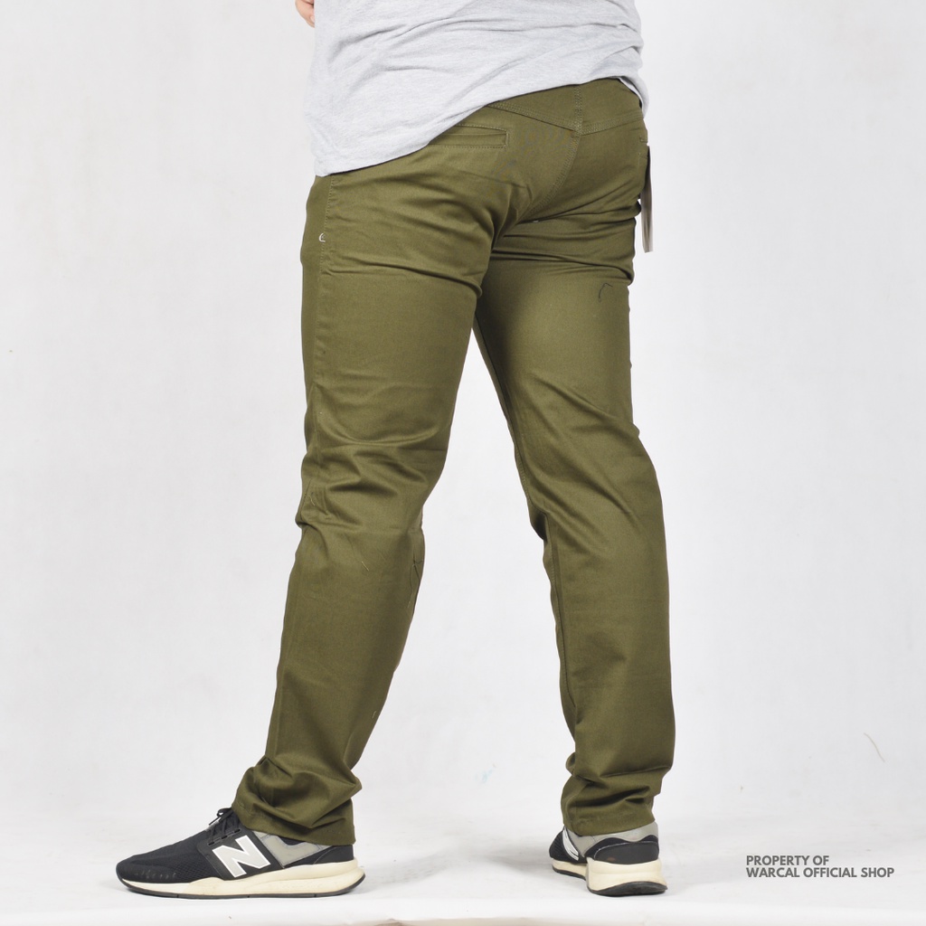 CHINO BIGSIZE PRIA KARET CELANA PANJANG CINOS JUMBO SLIM FIT MELAR