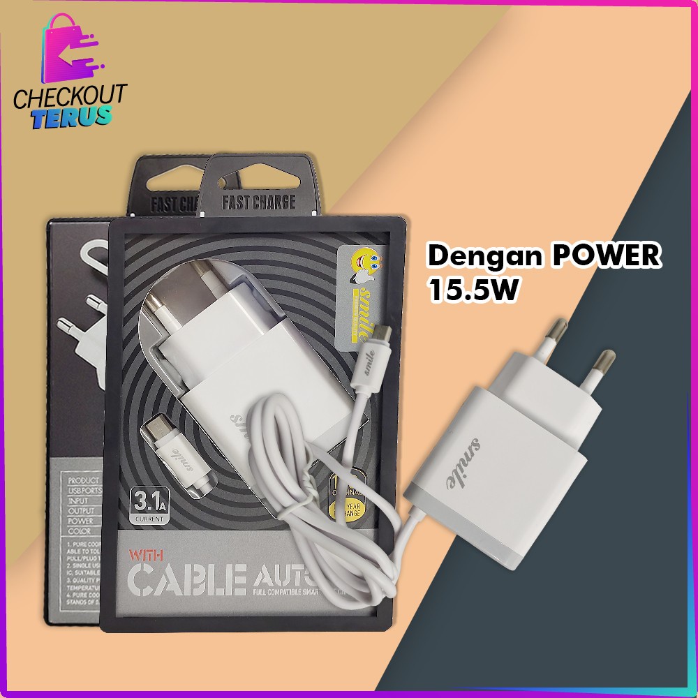 CT C466 Charger Travel Adapter 2 Port USB Colokan USB Pengisi Daya Cepat Dual USB Pengisi Daya Fast Charger Travel