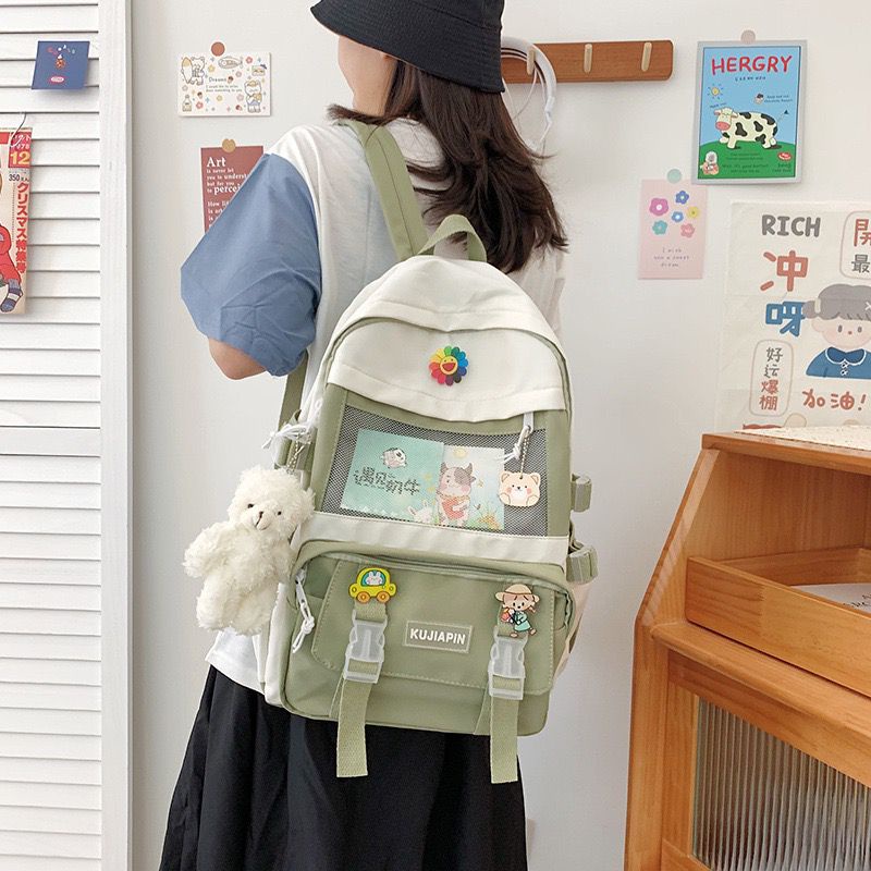 Tas Ransel Korea Fashion Import K 0019-GREEN