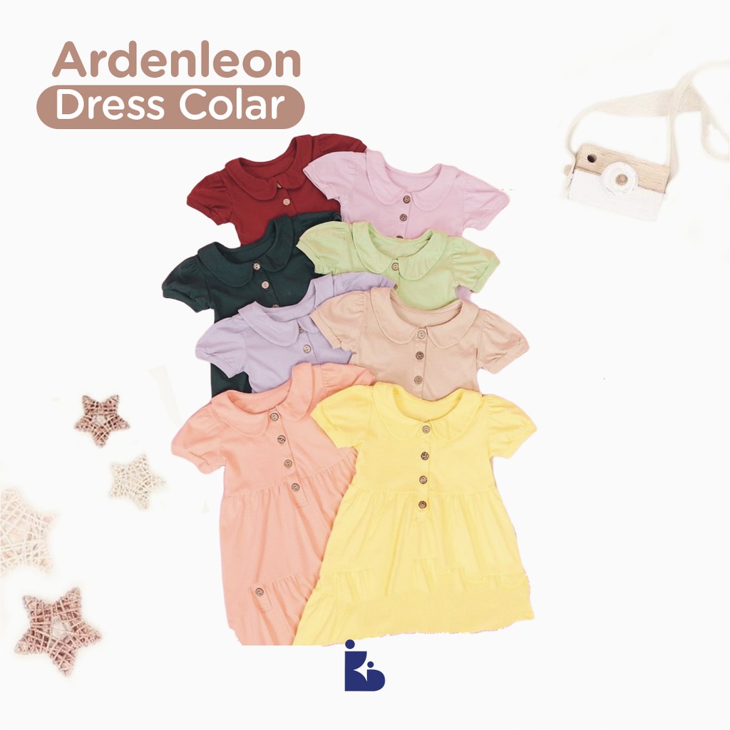 Ardenleon Collar Dress with Buttons