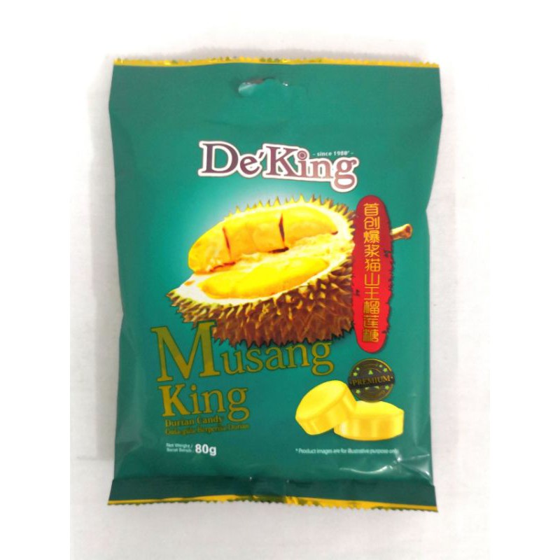 

De'King Musang King Durian Candy 80 g