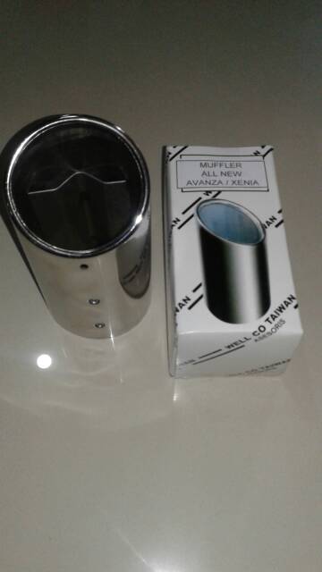 Buntut Knalpot Muffler Mobil All New Avanza Xenia Stainless Anti Karat