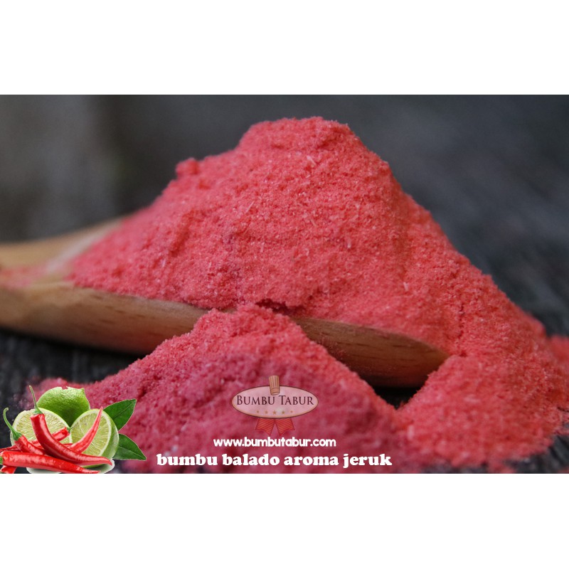 

BUMBU TABUR BALADO AROMA JERUK LVL 1 KEMASAN 1KG KUALITAS TERJAMIN