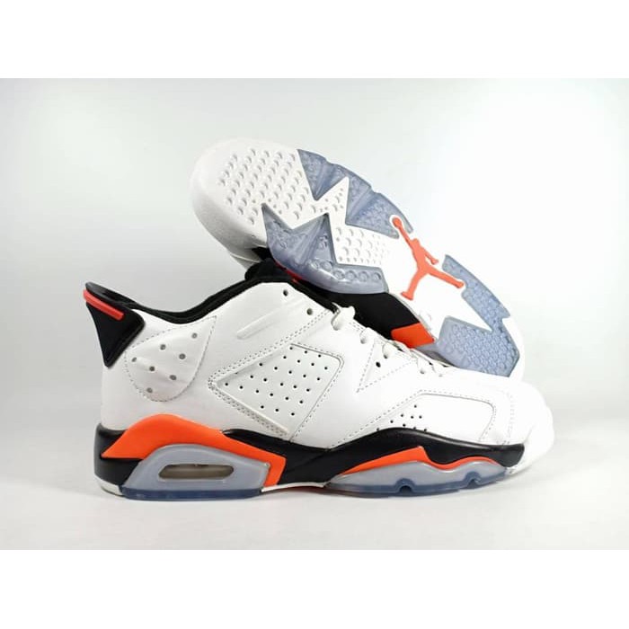 Sepatu Basket JORDAN 6 LOW WHITE INFRARED