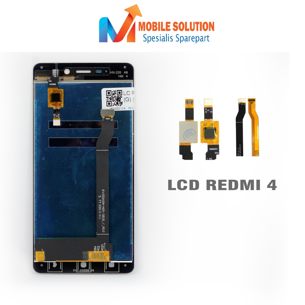 Grosir LCD Xiaomi Redmi 4 Fullset Touchscreen ORIGINAL 100% Garansi 1 Bulan + Packing / Bubble