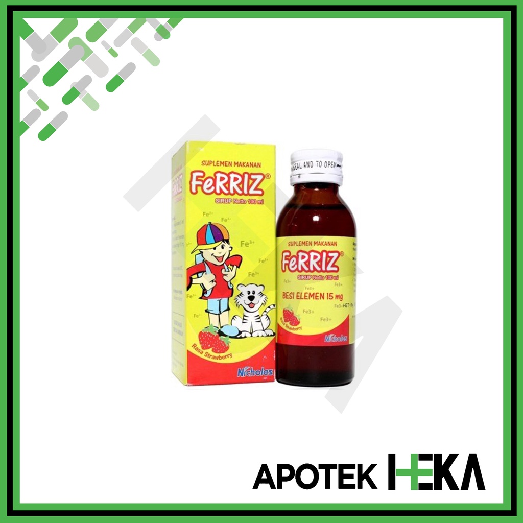 Ferriz Syrup 100 ml - Sirup Suplemen Zat Besi Anak (SEMARANG)