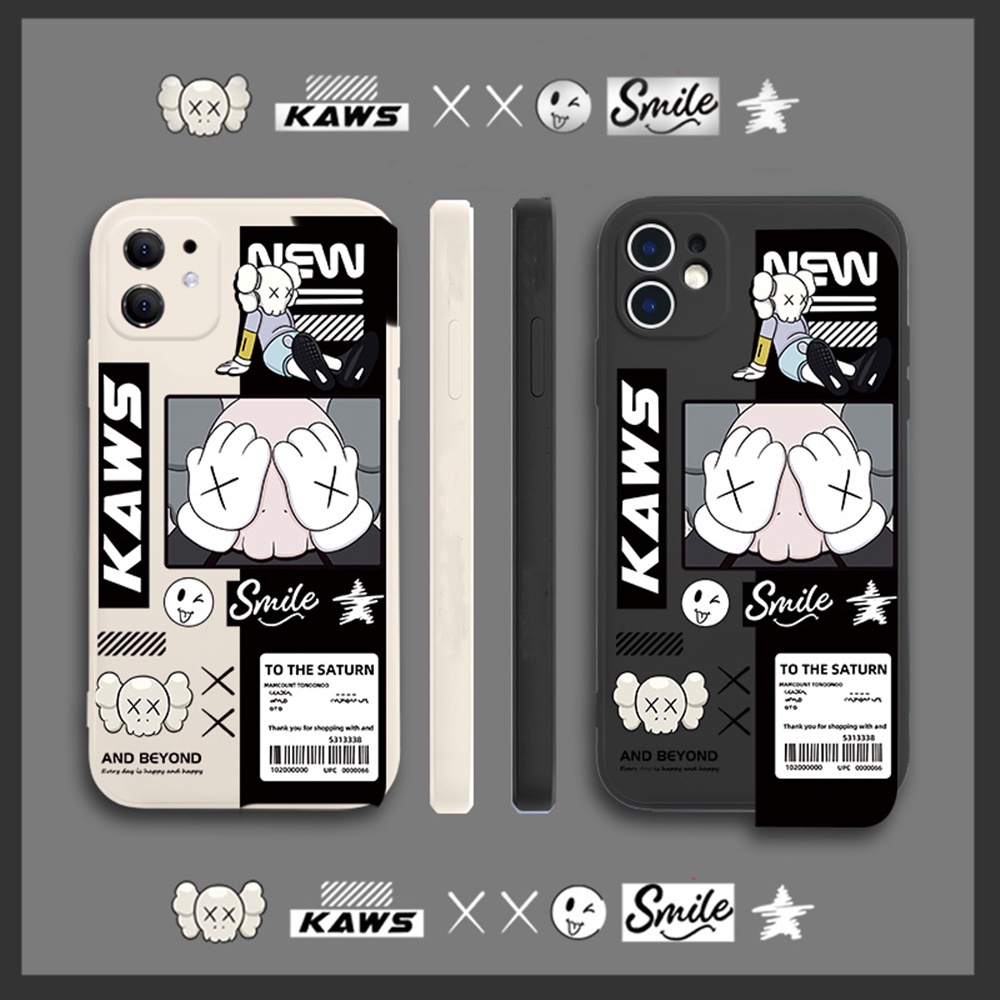 Soft Case TPU Motif Kaws Sesame Street Untuk VIVO Y02 Y16 Y15S Y12A Y15S Y21T Y20S Y20i Y21S Y33S Y11 Y12 Y19 Y91C Y30 Y50 Y51