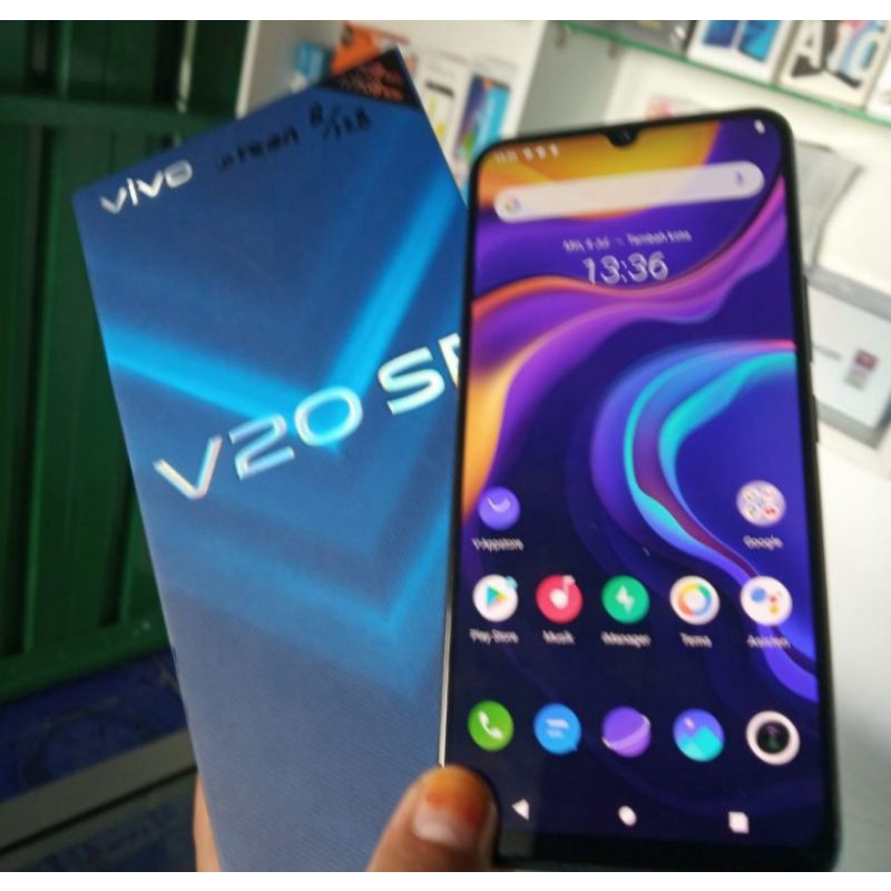 Handphone Second Bekas Cuci Gudang Murah HP Seken Vivo V20 SE 8/128GB