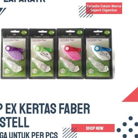 

⭐Ideal⛄ CORRECTION TAPE / TIP EX KERTAS FABER CASTELL SR 506