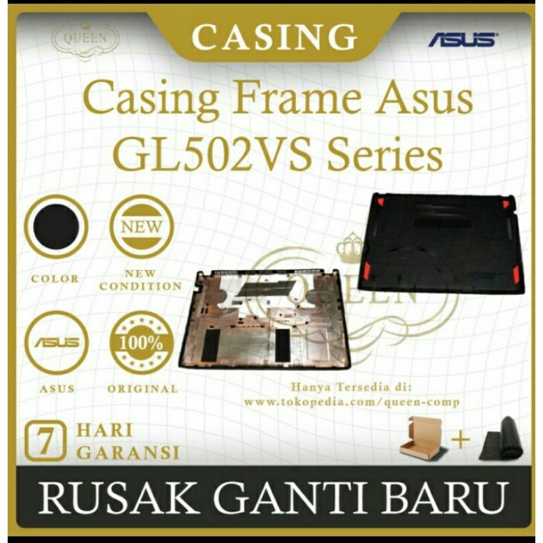 Casing bawah Laptop Asus ROG STRIX GL502VS Gl502V Original