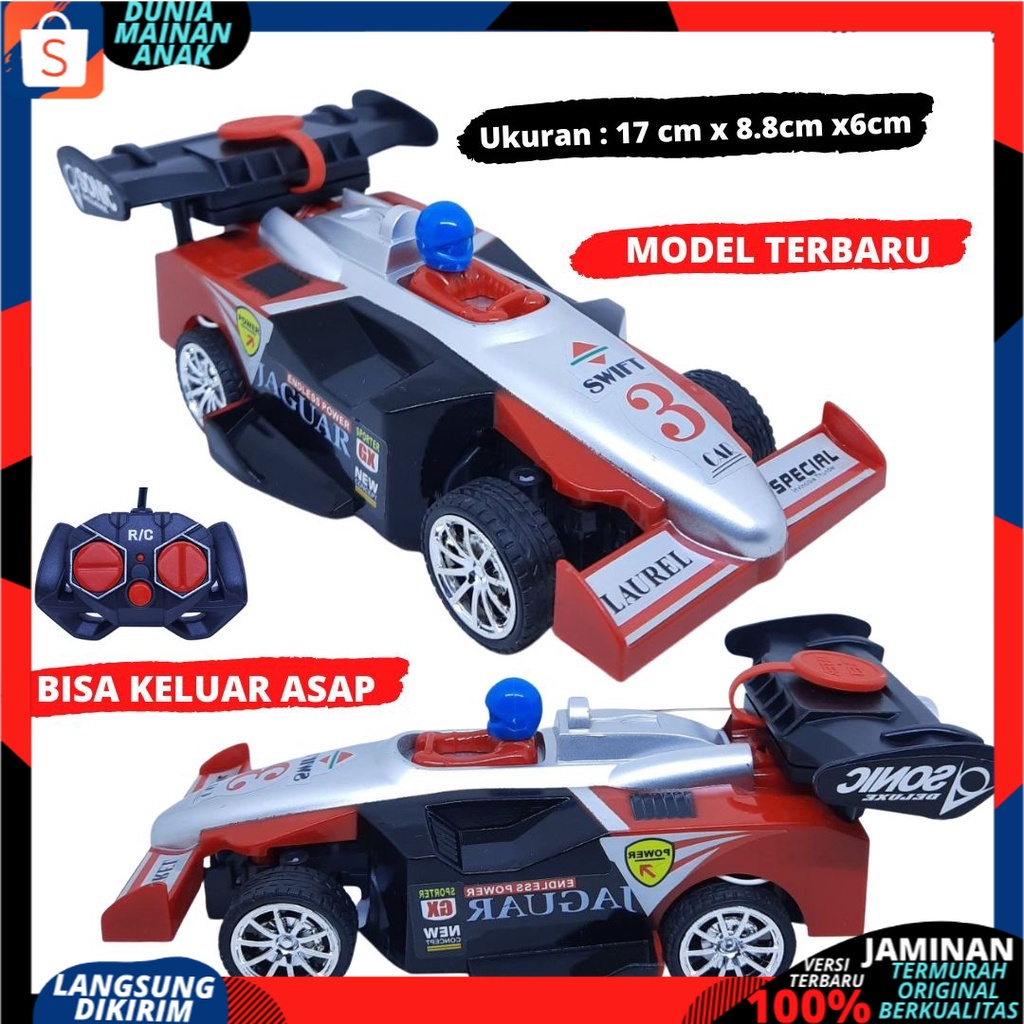 Mobil remot control Berasap Model Balap New Rc Car Spray Racing Top Speed mainan Anak laki laki