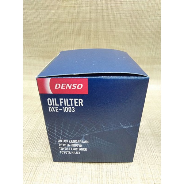 Filter Oli Oil Filter Denso DXE-1003 Original Toyota Innova Fortuner Hilux 2004-2012 Bensin Diesel