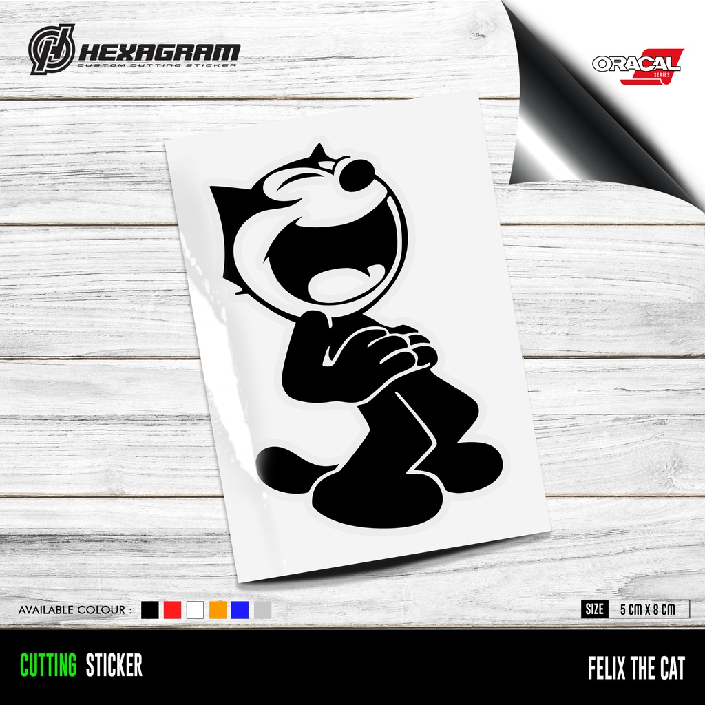 Cutting Sticker Felix the Cat Laughing | Stiker Cutting Felix the Cat Laughing |  Felix the Cat