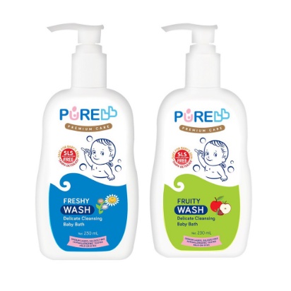 Pure BB Baby Wash 2 in 1 Freshy &amp; Fruity Wash Sabun Mandi Bayi Sabun Baby