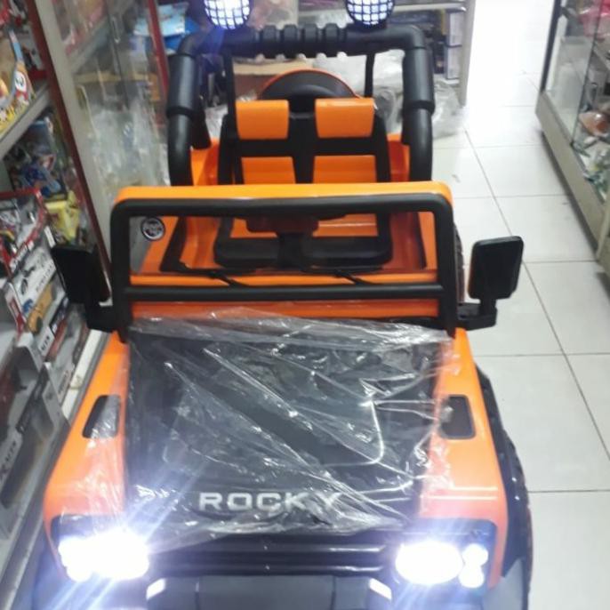 Mainan Mobil Aki Jeep Rocky/Mobil-Mobilan Aki Anak Pinta12_Ya