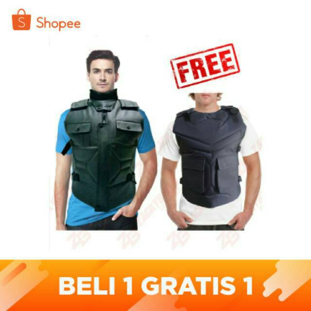 PROMO | Rompi Motor | Vest Sakatsu RS60 Gratis Rompi Motor Black Army