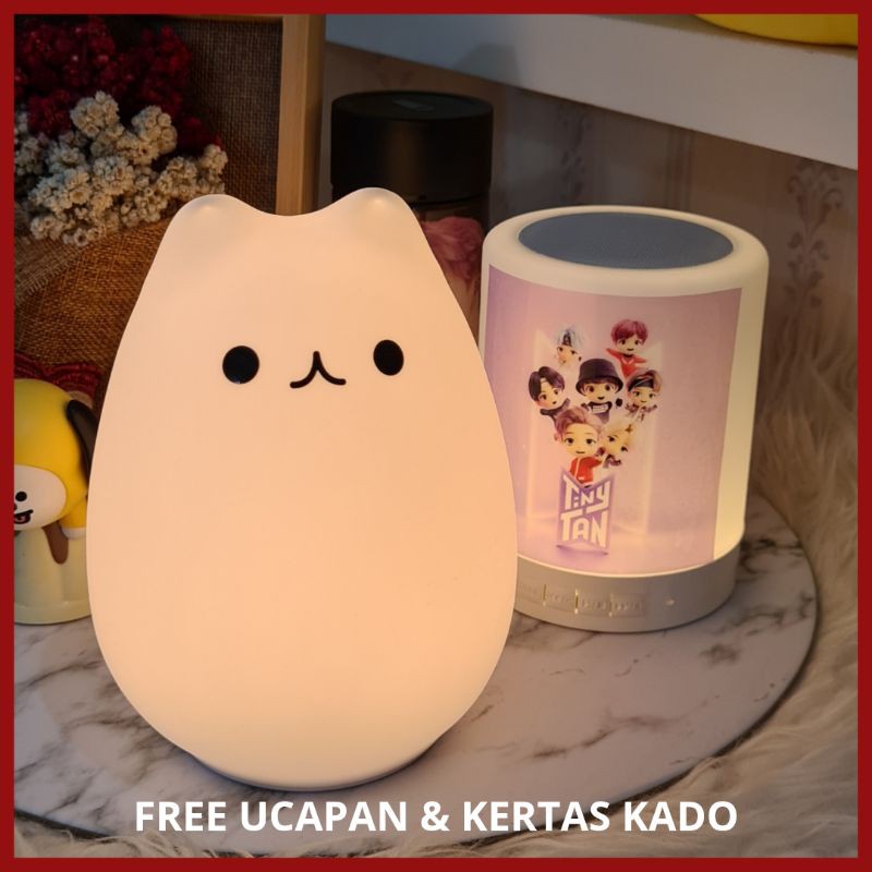 Kado Lampu Kucing Squishy Big Cat